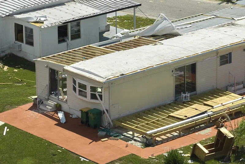 A residential property undergoing flat roof installation by a Central Florida roofing company and professional roofing contractors, delivering seamless and durable roofing solutions ideal for Florida homes.